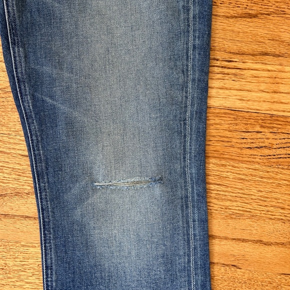 NWT MOTHER Denim Jeans Pixie Dazzler Ankle Fray 29 - Picture 3 of 5